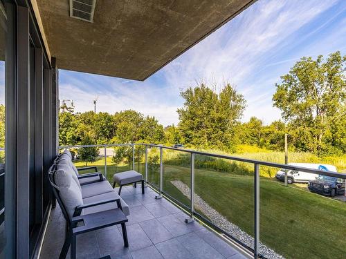 Balcony - 203-4001 Rue Elsa-Triolet, Laval (Chomedey), QC - Outdoor With Exterior