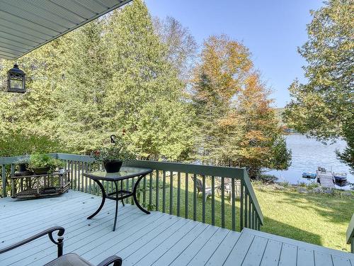 Balcony - 18 Ch. Myre, La Minerve, QC - Outdoor With Deck Patio Veranda