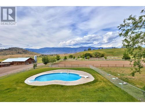 6332/6349 Beaton Road, Kamloops, BC - Outdoor With In Ground Pool With View