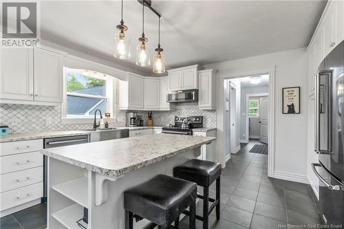 60 Katelynn Street, Lutes Mountain, NB - Indoor Photo Showing Kitchen With Upgraded Kitchen