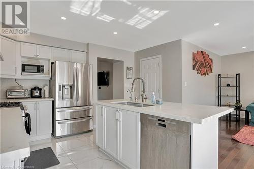 4 Nancroft Crescent, Cambridge, ON - Indoor Photo Showing Kitchen With Stainless Steel Kitchen With Double Sink