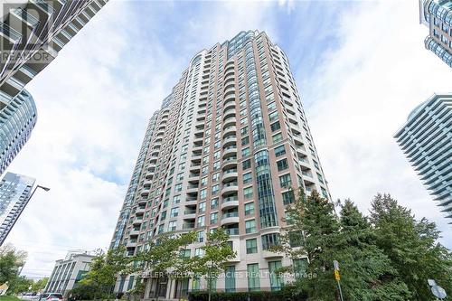 1201 - 7 Lorraine Drive, Toronto, ON - Outdoor With Balcony With Facade