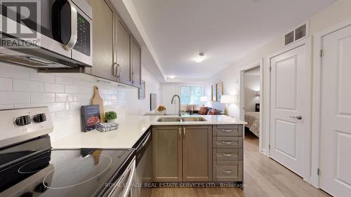 508 - 10 Drummond Street, Toronto, ON - Indoor Photo Showing Kitchen With Double Sink