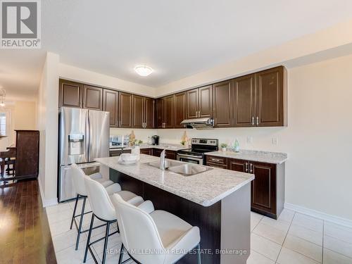 16 Vezna Crescent, Brampton, ON - Indoor Photo Showing Kitchen With Stainless Steel Kitchen With Double Sink