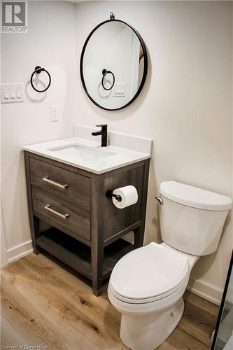 Basement Bath - 184 Burris Street, Hamilton, ON - Indoor Photo Showing Bathroom