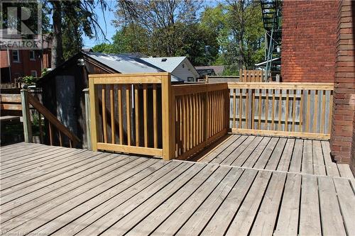 Back Deck - 184 Burris Street, Hamilton, ON - Outdoor With Exterior