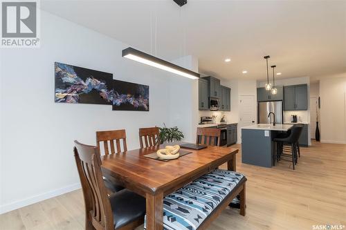 417 Germain Manor, Saskatoon, SK - Indoor Photo Showing Dining Room