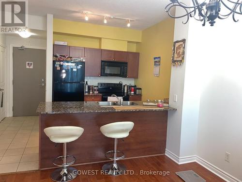 1805 - 3525 Kariya Drive, Mississauga, ON - Indoor Photo Showing Kitchen With Double Sink