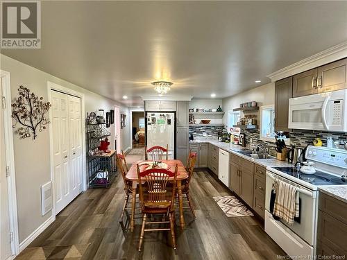 21 Hudson Drive, Aroostook, NB - Indoor Photo Showing Kitchen With Double Sink