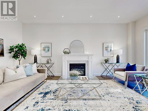 19 Aida Place, Richmond Hill, ON - Indoor Photo Showing Living Room With Fireplace