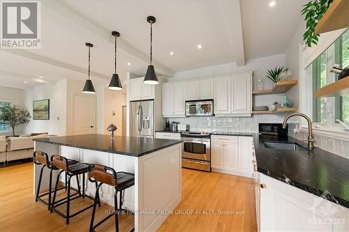 1463 Big Rideau North Shore Road, Tay Valley, ON - Indoor Photo Showing Kitchen With Upgraded Kitchen