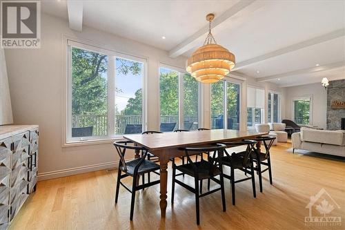 1463 Big Rideau North Shore Road, Perth, ON - Indoor Photo Showing Dining Room