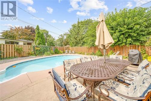 465 Roselawn Drive, Windsor, ON - Outdoor With In Ground Pool With Deck Patio Veranda