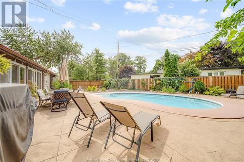 465 Roselawn Drive, Windsor, ON - Outdoor With In Ground Pool With Deck Patio Veranda With Backyard