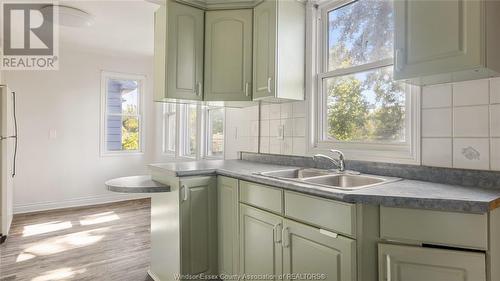 377 John B Avenue, Windsor, ON - Indoor Photo Showing Kitchen With Double Sink