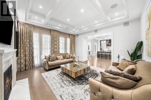 1 Abbotsford Road, Toronto, ON - Indoor Photo Showing Living Room With Fireplace