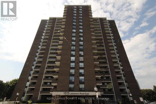 1108 - 1515 Lakeshore Road E, Mississauga, ON - Outdoor With Balcony With Facade