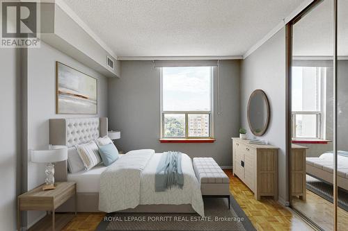 1108 - 1515 Lakeshore Road E, Mississauga, ON - Indoor Photo Showing Bedroom