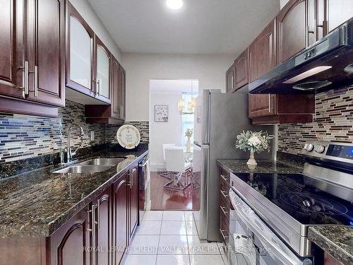 703-90 Ling Rd, Toronto, ON - Indoor Photo Showing Kitchen With Double Sink