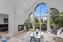 4187 Gallaghers Crescent, Kelowna, BC  - Indoor Photo Showing Living Room With Fireplace 