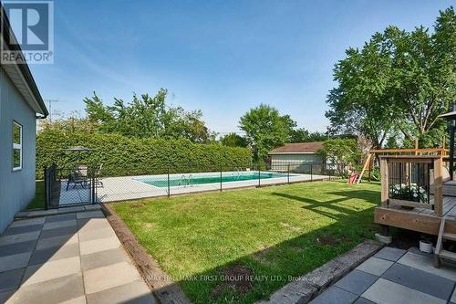 11 Jane Avenue, Clarington (Courtice), ON - Outdoor With In Ground Pool With Backyard