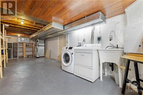 Ample storage space / laundry room. New furnace Feb 2024. - 11 Gilchrist Avenue, Ottawa, ON - Indoor Photo Showing Laundry Room