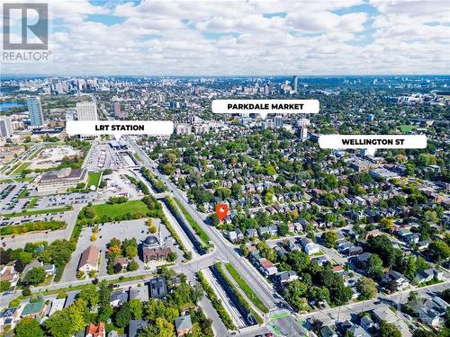 Walking distance to LRT, Parkdale Market and popular Wellington Street with its shopping, cuisine, and cafes - 11 Gilchrist Avenue, Ottawa, ON - Outdoor With View