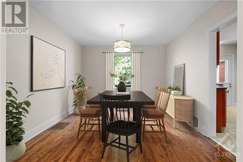 Virtually staged - 11 Gilchrist Avenue, Ottawa, ON - Indoor Photo Showing Dining Room