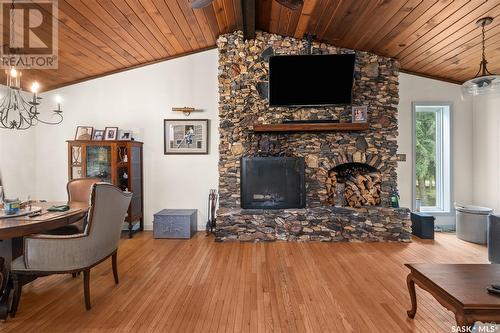 Rm Of Garden River Acreage, Garden River Rm No. 490, SK - Indoor With Fireplace