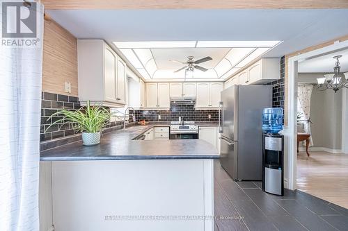 5 Michael Crescent, Barrie, ON - Indoor Photo Showing Kitchen With Double Sink