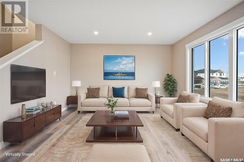 326 Myles Heidt Lane, Saskatoon, SK - Indoor Photo Showing Living Room