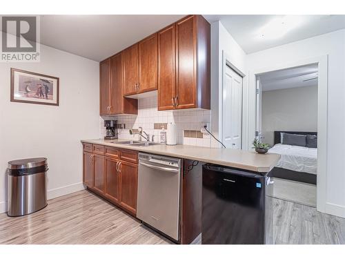 246 Hastings Avenue Unit# 302, Penticton, BC - Indoor Photo Showing Kitchen With Double Sink