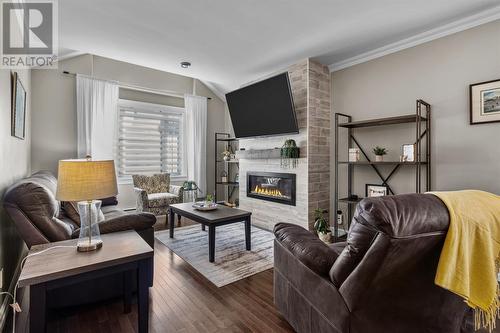 8 Mike Adam Place, St. John'S, NL - Indoor Photo Showing Living Room With Fireplace