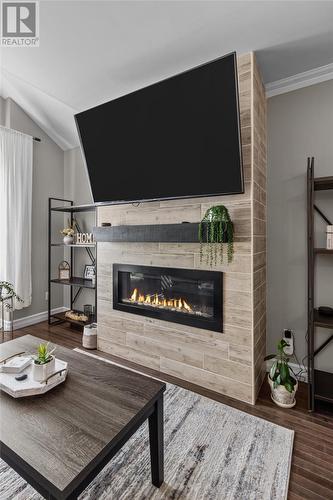 8 Mike Adam Place, St. John'S, NL - Indoor Photo Showing Living Room With Fireplace