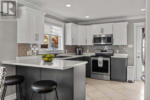 8 Mike Adam Place, St. John'S, NL - Indoor Photo Showing Kitchen With Stainless Steel Kitchen With Upgraded Kitchen