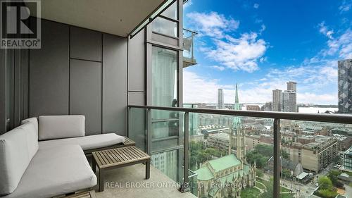 2402 - 33 Lombard Street, Toronto, ON - Outdoor With Balcony With Exterior