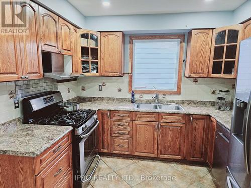 13 Kirkland Road, Brampton, ON - Indoor Photo Showing Kitchen With Double Sink