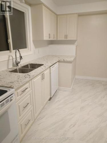 Main - 124 Cass Avenue, Toronto, ON - Indoor Photo Showing Kitchen With Double Sink