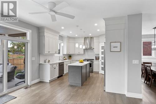 202 Spring Street, Belle River, ON - Indoor Photo Showing Kitchen With Upgraded Kitchen