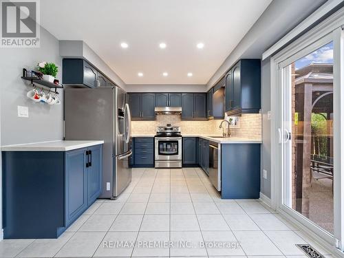 56 Fallstar Crescent W, Brampton, ON - Indoor Photo Showing Kitchen With Upgraded Kitchen