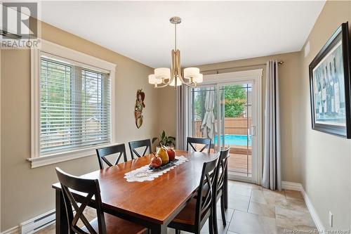 91 Larochelle, Dieppe, NB - Indoor Photo Showing Dining Room