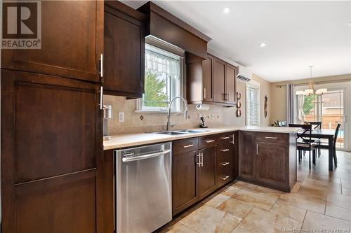 91 Larochelle, Dieppe, NB - Indoor Photo Showing Kitchen With Double Sink