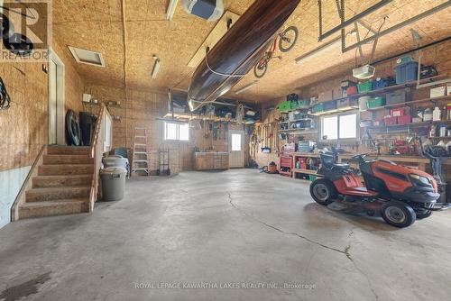 40 Station Road, Kawartha Lakes (Manilla), ON - Indoor Photo Showing Garage