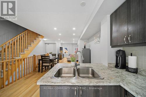 22 - 2500 Hill Rise Court, Oshawa, ON - Indoor Photo Showing Kitchen With Double Sink