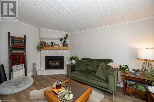 780 5Th Avenue E, Owen Sound, ON - Indoor Photo Showing Living Room With Fireplace