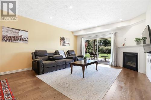 439 Ridge St Street, Port Elgin, ON - Indoor Photo Showing Living Room With Fireplace