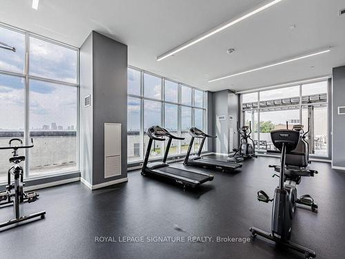 502-1401 O'Connor Dr, Toronto, ON - Indoor Photo Showing Gym Room