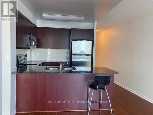 1211 - 503 Beecroft Road, Toronto, ON - Indoor Photo Showing Kitchen With Double Sink