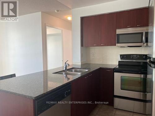 1211 - 503 Beecroft Road, Toronto, ON - Indoor Photo Showing Kitchen With Double Sink