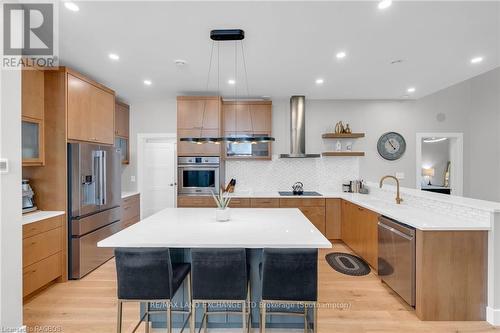 19 Walker Way, South Bruce Peninsula, ON - Indoor Photo Showing Kitchen With Double Sink With Upgraded Kitchen